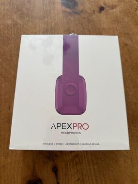 Apex Pro Over-Ear Wireless Headphones in Purple